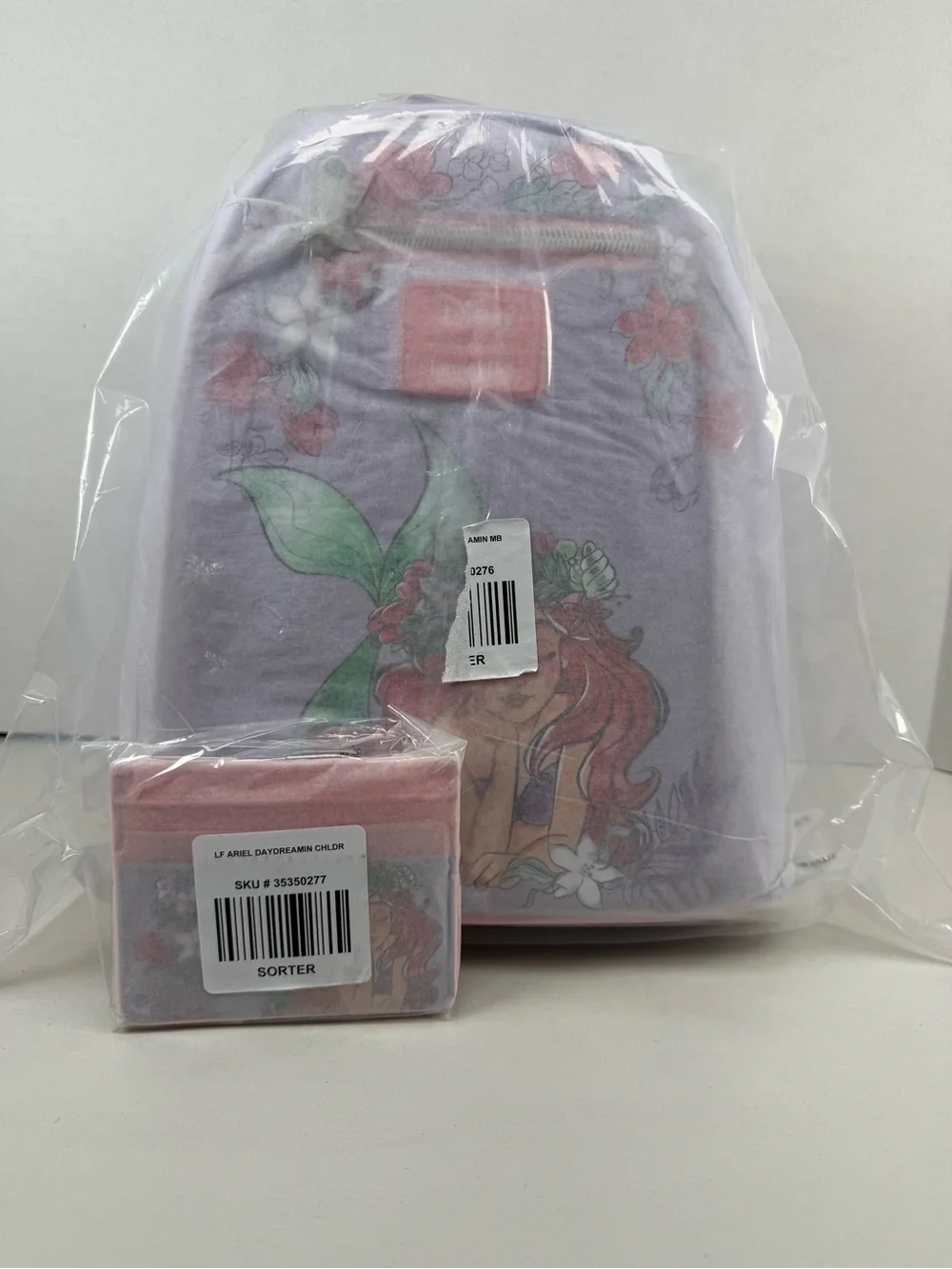 Loungefly Disney The Little Mermaid Floral Dream Mini Backpack & Cardholder